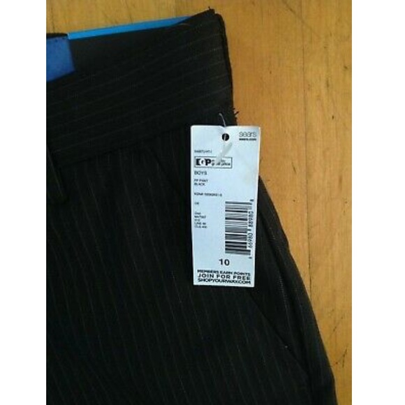 Dockers Boys Pinstripe Dress Pants/ Slacks Size 10 Regular New - Picture 8 of 9